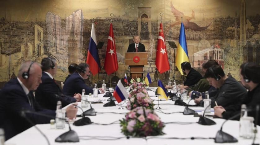 Turkey president meeting Kabelli konfrans mikrofonları